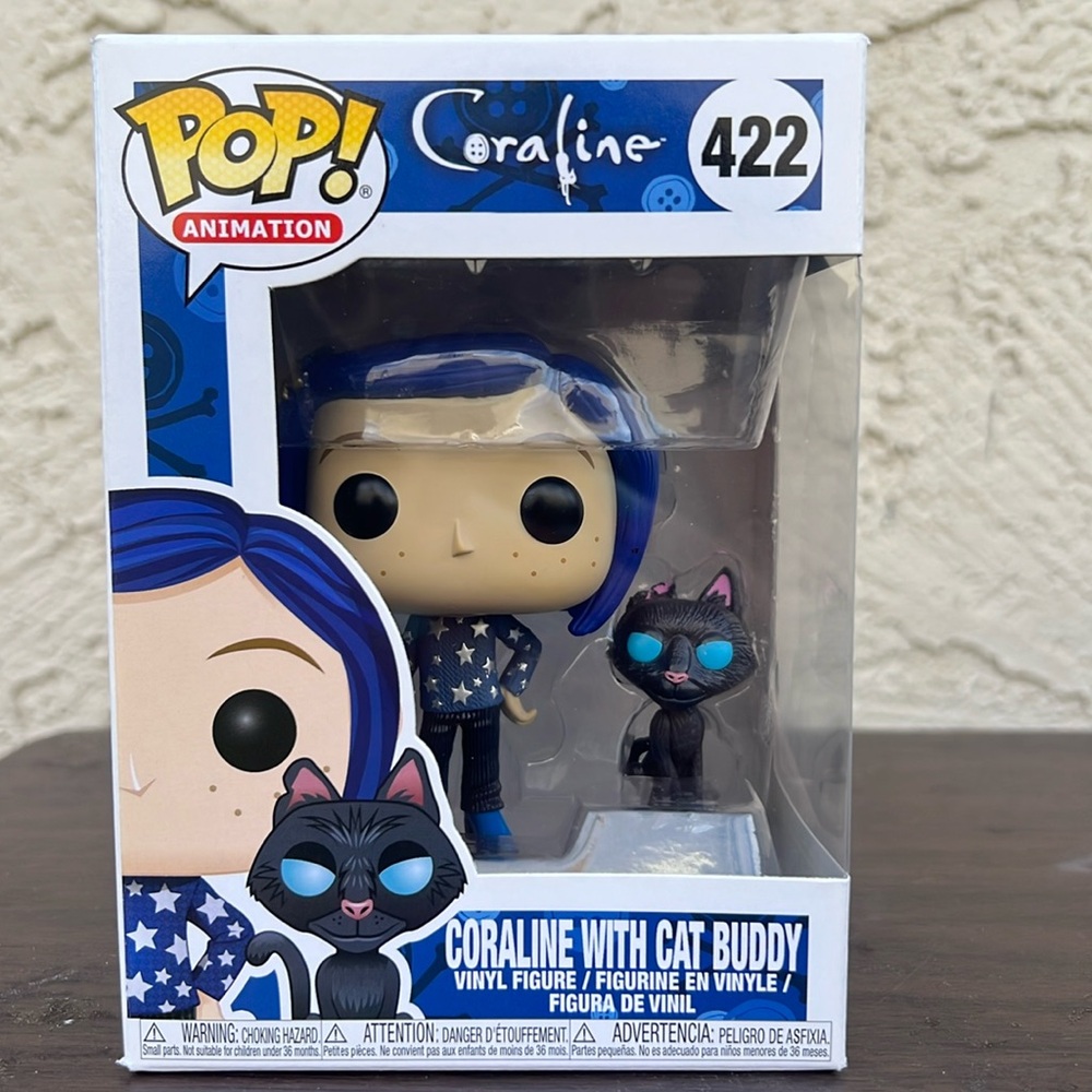 NEW Funko POP Coraline with Cat Buddy #422